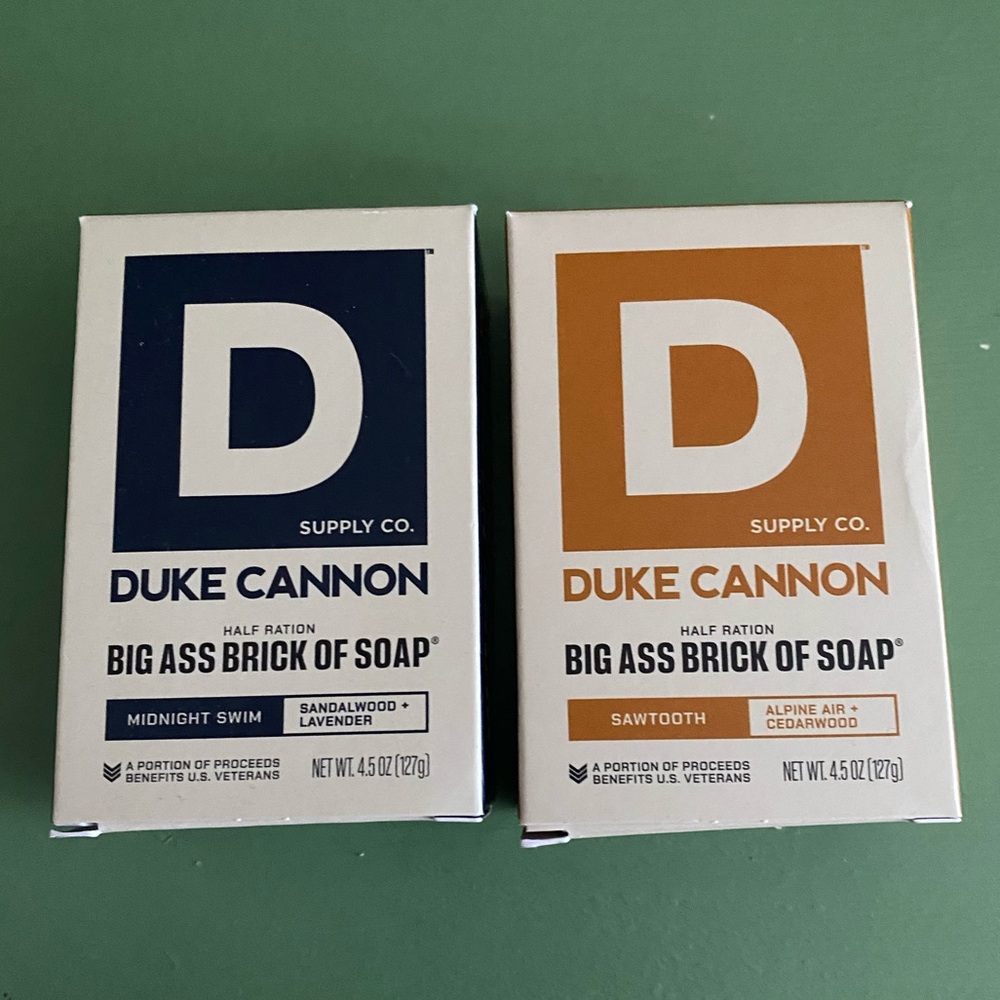 Two Duke Cannon Soap Bars